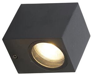 Komplet 3 pametnih stenskih luči črne barve IP44 vklj. Zigbee GU10 - Baleno