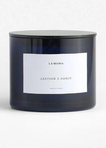 La Mania Dišeča sveča La Mania Leather&Amber 500 g