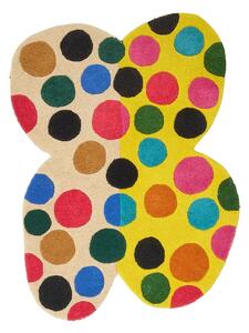 Doing Goods Volnena preproga Doing Goods Marley Multi Butterfly 105 x 80 cm