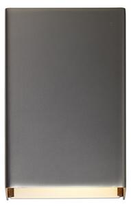 Moderna stenska svetilka Gunmetal 2-luči - Otan S