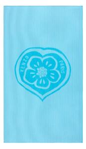 Kenzo Bombažna brisača za plažo Kenzo KHEART Turquoise 90 x 160 cm