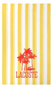 Lacoste Bombažna brisača za plažo Lacoste LFANCY 100 x 170 cm