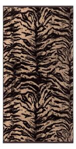 Kenzo Srednje velika bombažna brisača Kenzo KFAUVE Naturel 70 x 140 cm