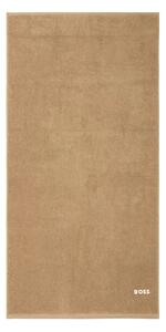 BOSS Srednje velika bombažna brisača BOSS EDGE Pecan 70 x 140 cm