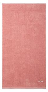 BOSS Srednje velika bombažna brisača BOSS EDGE Blush 70 x 140 cm
