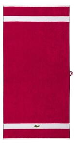Lacoste Srednje velika bombažna brisača Lacoste LCASUAL Bigarreau 70 x 140 cm