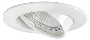 Komplet 6 modernih vgradnih reflektorjev belih nagibnih GU10 50mm - Edu