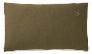 BOSS Lanena dekorativna prevleka za blazino BOSS CLAYTON Dark kaki 31 x 55 cm