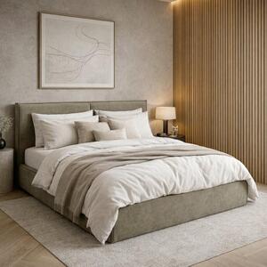 Bessagi Home Oblazinjena Postelja Serena, 180x200, Olivno Zelena