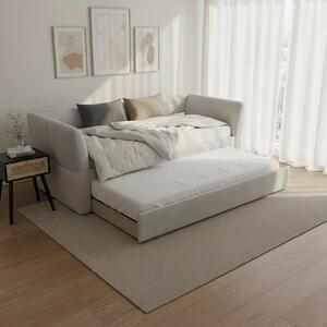 Bessagi Home Zofa / Raztegljiva Postelja Dream, Svetlo Siva, 90x200