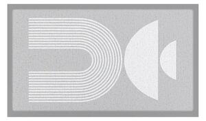 Artsy Doormats Krpa Artsy Doormats Grey Half Moon 70 x 40 cm