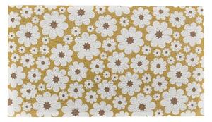 Artsy Doormats Krpa Artsy Doormats Gren Cream Flowers 70 x 40 cm
