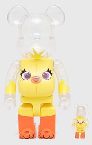Medicom Toy Dekorativna figura Medicom Toy Be@rbrick Ducky (Toy Story 4) 100% & 400% 2-pack