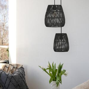 PR Home Saigon zunanja viseča svetilka črna Ø18cm kabel 2,5m