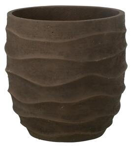 J-Line okrasni lonec iz naravnega kamna 34,5 x 34,5 x 34 cm