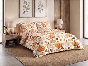 Flanelasta posteljnina PUMPKINS & STRIPES barvna Dimenzije posteljnine: 70 x 90 cm | 140 x 200 cm