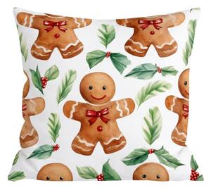 Flanelasta prevleka za blazino MERRY GINGER 45x45 cm, barvna