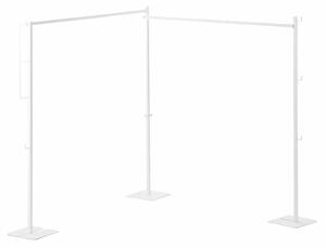 Yamazaki sušilnik za perilo iz jekla 278,6 x 25 x 142 cm