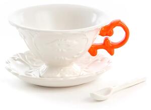 Seletti skodelica s podstavkom iz porcelana