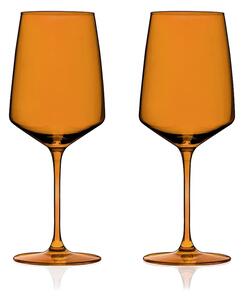 Viski komplet kozarcev na peclju za vino iz stekla 650 ml