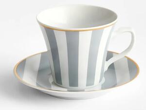 La Mania skodelica s podstavkom iz porcelana 200 ml