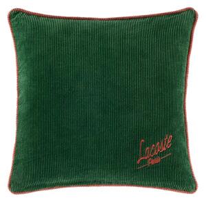 Lacoste Bombažna prevleka za blazino Lacoste L VELVET Vert 45 x 45 cm