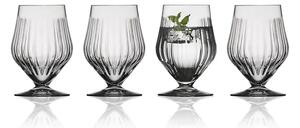 Lyngby Glas komplet kozarcev na peclju za vodo iz barvanega stekla 400 ml