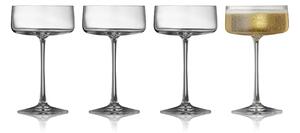 Lyngby Glas komplet kozarcev na peclju za šampanjec iz kristalnega stekla 260 ml
