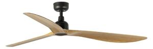 FARO 34360 - Stropni ventilator OUTWOOD L rjava/črna pr. 150 cm IP44 + Daljinski upravljalnik