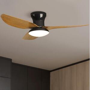 Brilagi-LED Zatemnitveni stropni ventilator LED/30W/230V 3000-6500K črna/rjava + Daljinski upravljalnik