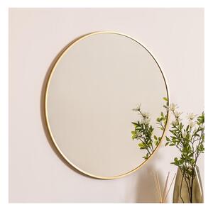 Atmosphera - Stensko ogledalo ALICE pr. 70 cm zlata