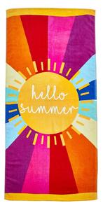 Bombažna brisača za na plažo 76x160 cm Hello Summer – Catherine Lansfield