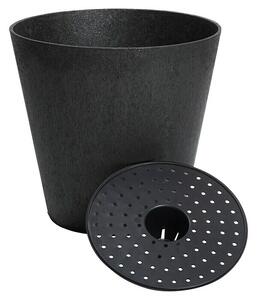 Okrogel cvetlični lonec Octavia (Antracit, Ø x V: 40 x 38 cm)