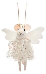 Tekstilni okrasek za jelko Angel Mouse – Sass & Belle