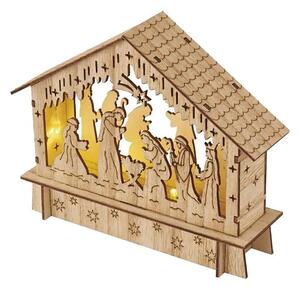 LED Božična dekoracija 6xLED/2xAA nativity scene