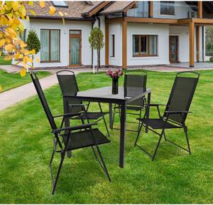 Gardenson Vrtna Garnitura Gardenson, Črna, 5-Delno