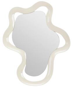 STENSKO OGLEDALO, 50/63/3,8 cm steklo, leseni material
