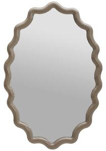 STENSKO OGLEDALO, 80/120/4,5 cm steklo, leseni material