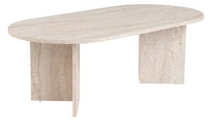 Bež klubska mizica v polsijajnem dekorju 60x119 cm Sable – Kalune Design