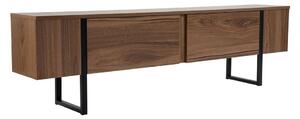 TV omarica v orehovem dekorju v temni naravni barvi 180x50x29,5 cm Serenity – Kalune Design