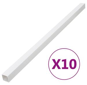 VidaXL Kabelska cev 50x25 mm 10 m PVC