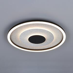 Reality Leuchten LED-stropna svetilka Yomo, črna, kovina, 3.000 K, Črna, Dnevna soba / jedilnica, Kovina, Sodobni