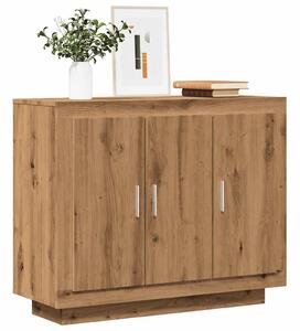 VidaXL Sideboard artisian hrast 92x35x75 cm konstruiran les