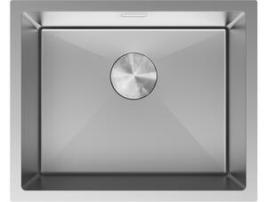 Mexen Trixo kovinsko pomivalno korito z eno posodo 540 x 440 mm, inox - 6414541000-01