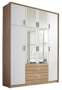 Modern Living Omara S Klasičnimi Vrati Hildesheim, Bela, Barva Hrasta