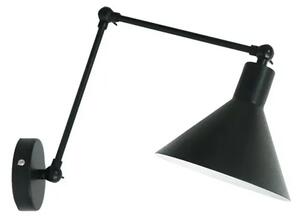 ZIDNA LAMPA metal, 240V, ?27, Max 20W (LED), IP20, 42.5x35cm, black VK/03161/WA/B