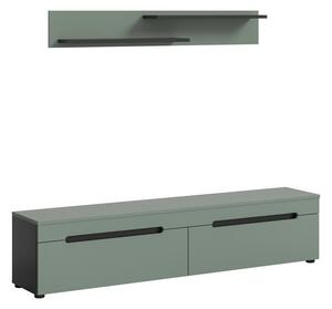 Livetastic Dnevni Regal Canu, Sivozelena, 2-Delni