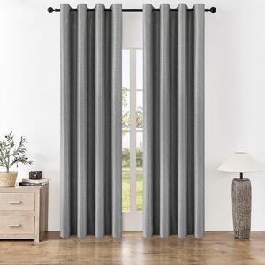 4Home Blackout zavesa Stripe siva , 150 x 250 cm