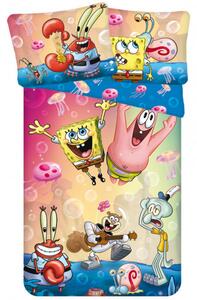 Otroška posteljnina iz mikrovlaken SPONGEBOB PARTY, pisana Dimenzije posteljnine: 70 x 90 cm | 140 x 200 cm