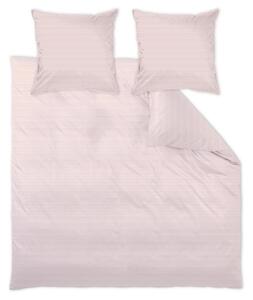 POSTELJNINA Bente 200/200 cm damast svetlo roza